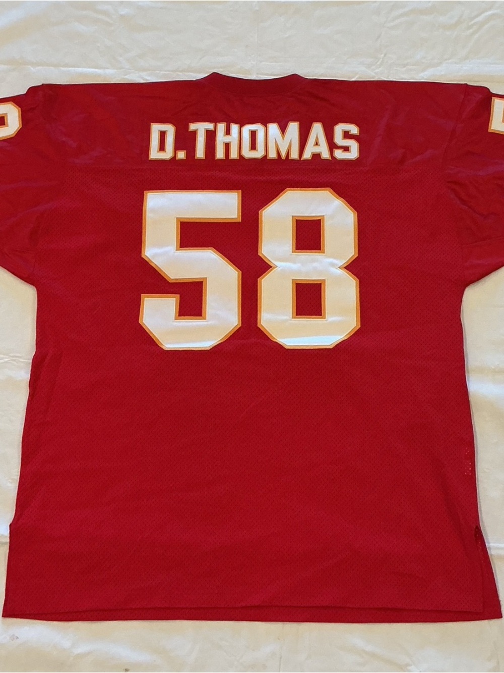 Derrick Thomas Kansas City Chief Red #58 Throwback Jersey - Picture 2 of 3
